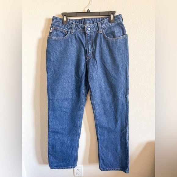 Carhartt  Flame Resistant Heavyweight Denim Jean Relaxed Fit | Size 12 X 30 - Picture 1 of 15